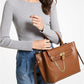 Hamilton Legacy Large Leather Belted Satchel
