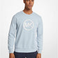 Logo Charm Cotton Blend Sweatshirt