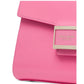 Katy Shiny Textured Leather Top Handle
