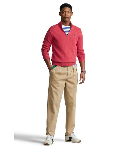 Cotton 1/4 Zip Sweater