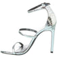 Michael Kors Collection Nadege Runway Embossed Leather Sandal