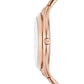 Women's Slim Runway Three-Hand Rose Gold-Tone Stainless Steel Watch 42mm