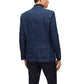 Men's Checked Stretch Slim-Fit Jacket