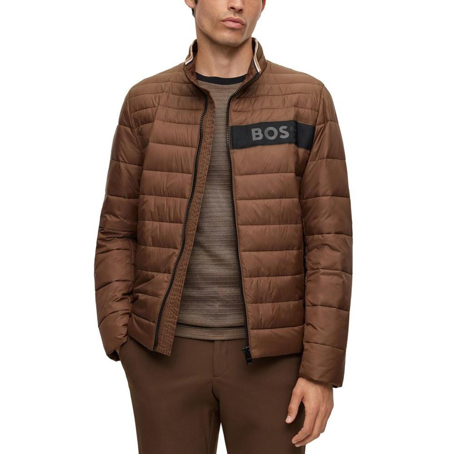Men's Tape Water-Repellent Padded Jacket
