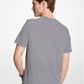 Striped Textured Cotton T-Shirt