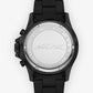 Oversized Everest Black-Tone and Silicone Watch