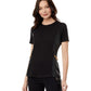 PU Combo Short Sleeve Chain Top