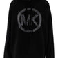Michael Michael Kors Leopard Printed Logo Drawstring Hoodie