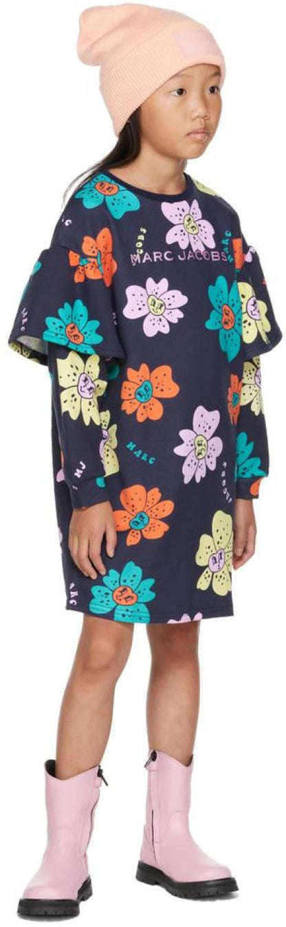 Kids Navy Cosmic Nature Dress