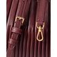 Meringue Pleated Smooth Nappa Leather Small Crossbody