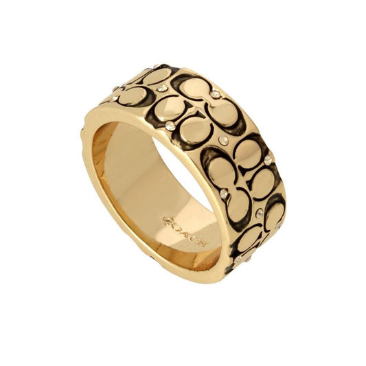 Quilted C Band Ring