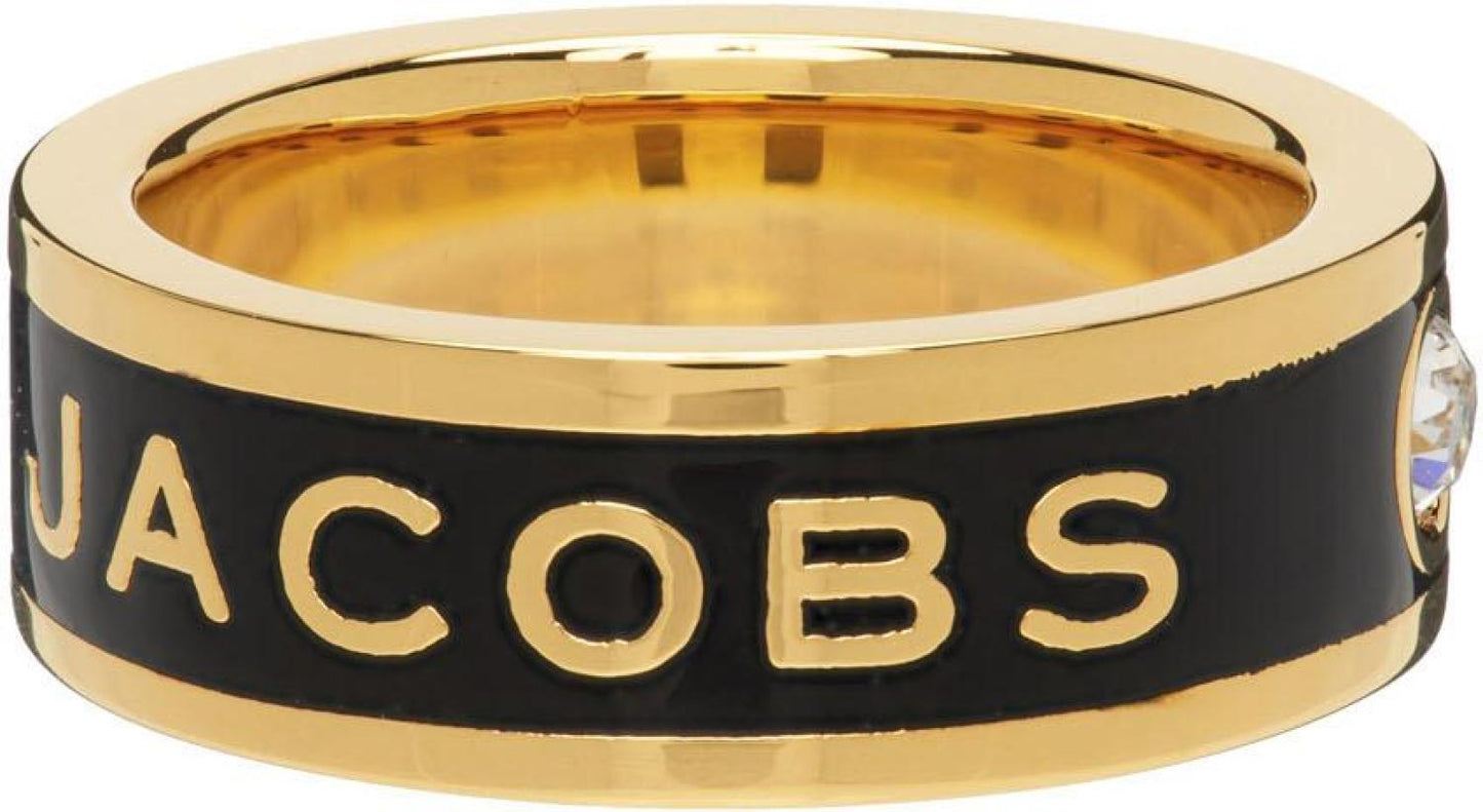 Silver & Black 'The Medallion' Ring