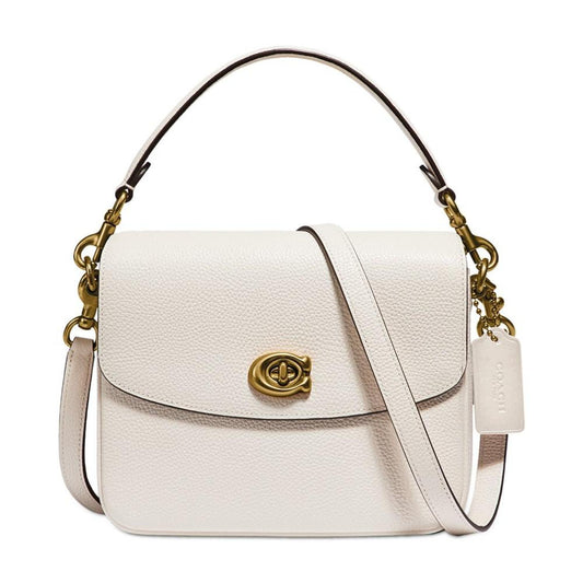 Polished Pebbled Leather Cassie Crossbody 19