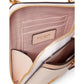 Morgan Color-Blocked Saffiano Leather North/South Phone Crossbody