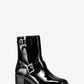 Bronwyn Patent Leather Moto Boot