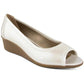 Yaritza Womens Open Toe Kitten Wedge Heels