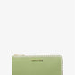Jet Set Travel Large Pebbled Leather Quarter-Zip Wallet