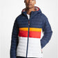 MK x ellesse Breckenridge Color-Blocked Quilted Nylon Puffer Jacket