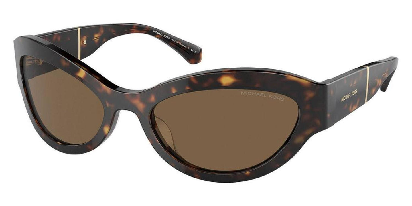 Michael Kors Women's Burano 59mm Dark Tortoise Sunglasses MK2198-300673-59