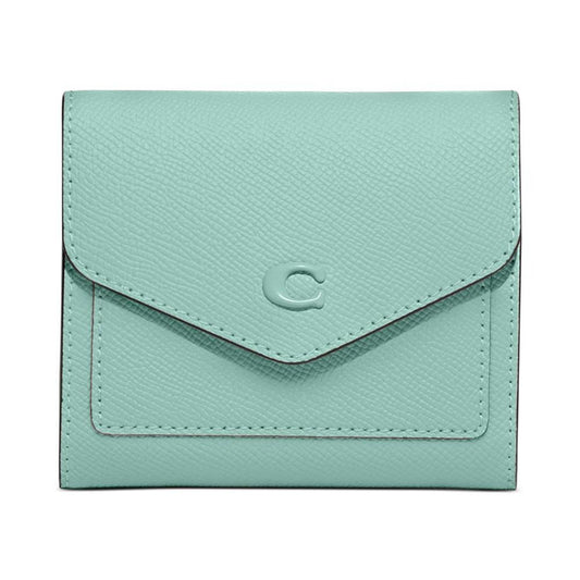 Wyn Tonal C Hardware Small Crossgrain Leather Wallet