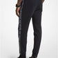 Logo Print Cotton Blend Joggers