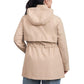 Women's Plus Size Hooded Water-Resistant Anorak Coat