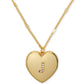 Gold-Tone Crystal A Locket Pendant Necklace, 16" + 3" extender
