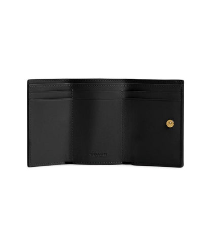 Polished Pebble Leather Essential Mini Trifold Wallet