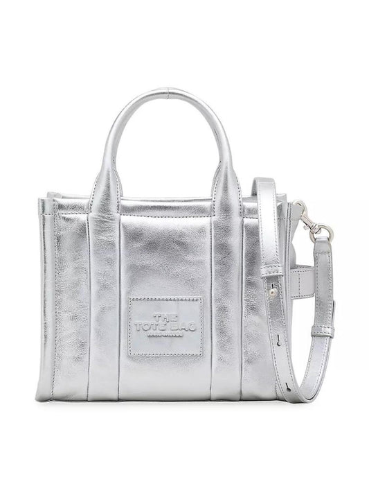 The Mini Metallic Leather Tote Bag