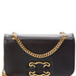 CELINE Triomphe Frame Medium Leather Shoulder Bag