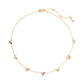 Gold-Tone Multicolor Cubic Zirconia Butterfly Collar Necklace, 16" + 3" extender