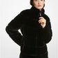 Quilted Faux Fur Coat