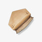 Small Saffiano Leather Envelope Crossbody Bag