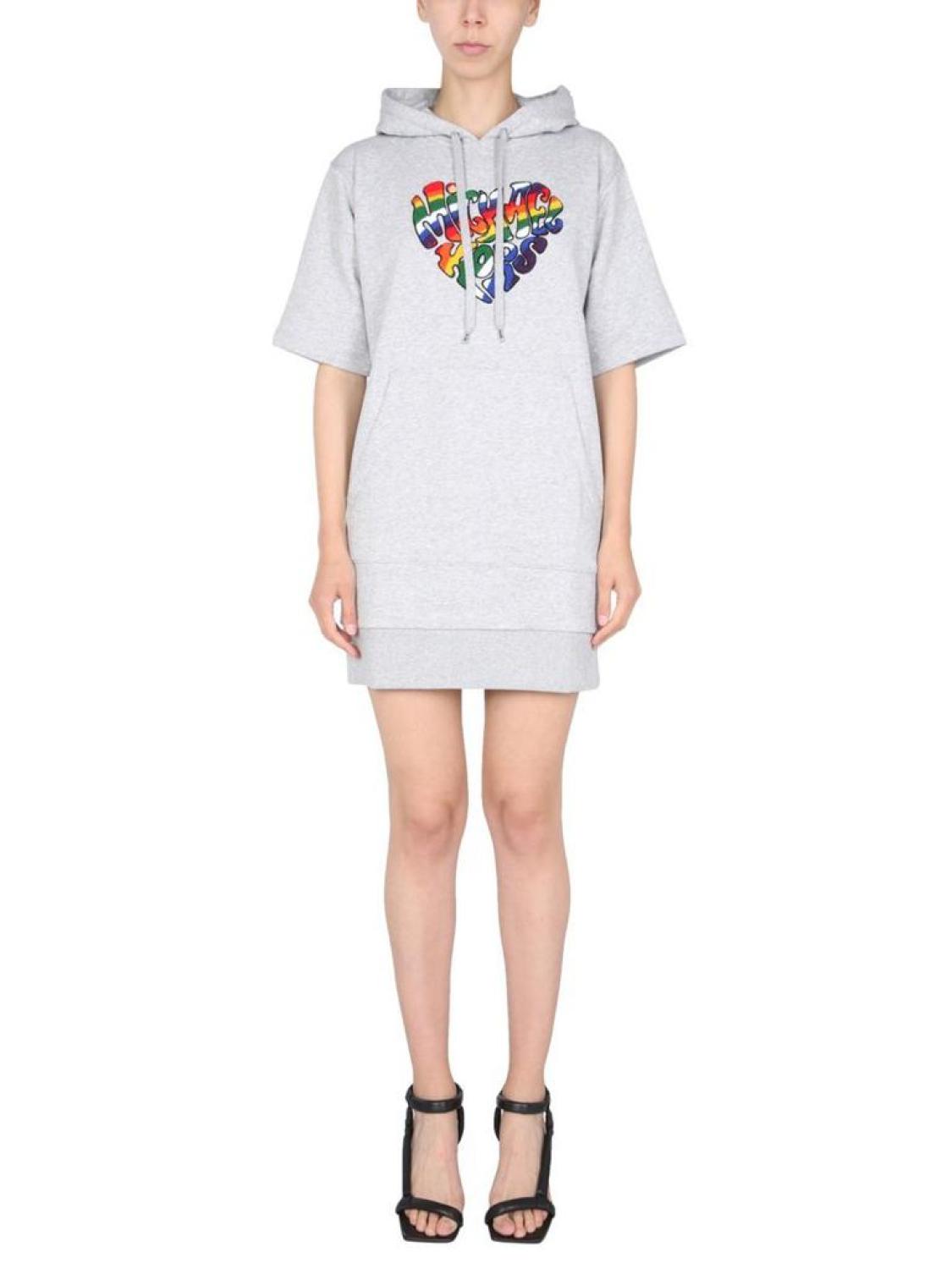Michael Michael Kors Pride Heart Logo Hoodie Dress