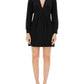 Michael Michael Kors V-Neck Long-Sleeved Dress