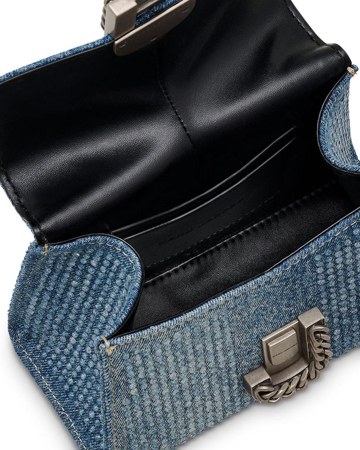The Crystal Denim St. Marc Mini Top Handle