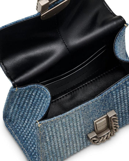 The Crystal Denim St. Marc Mini Top Handle