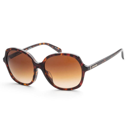 Coach Women's 57mm Dark Tortoise Sunglasses