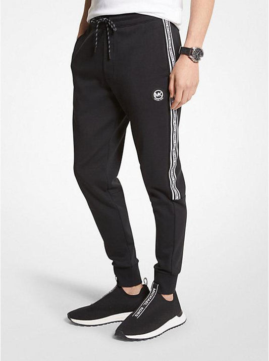 Logo Tape Cotton Blend Joggers