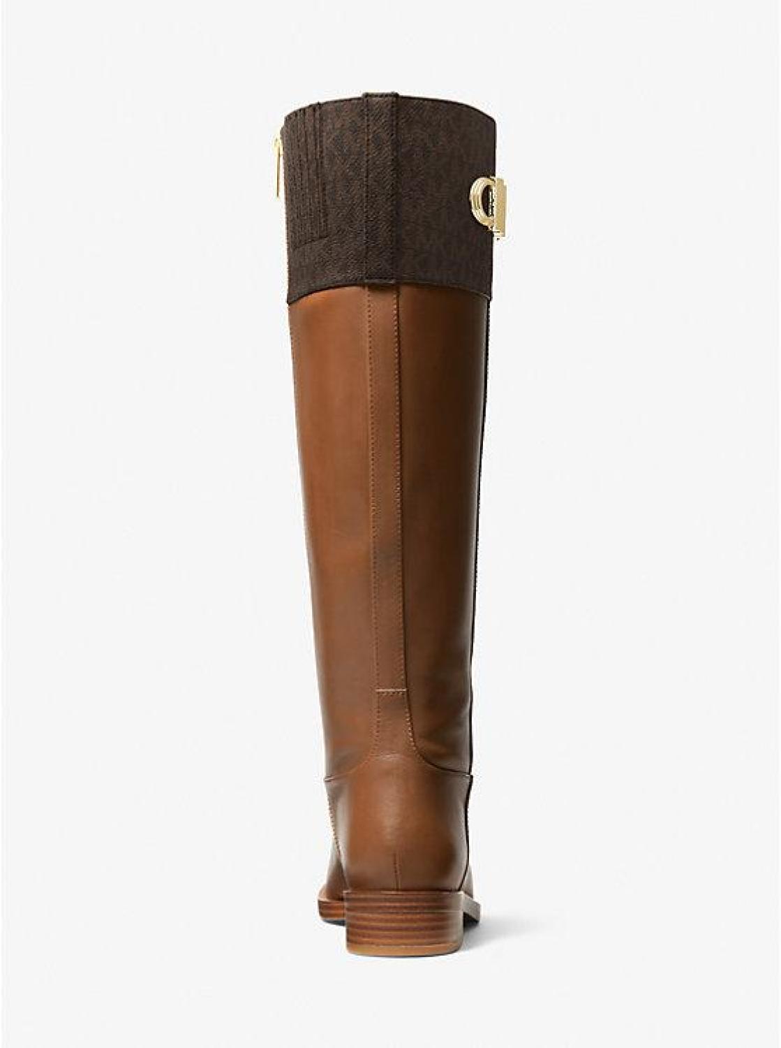 Parker Logo and Leather Boot