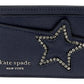 Starlight Patent Saffiano Leather Card Holder