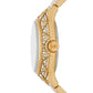 Women's Raquel Quartz Three-Hand Gold-Tone Stainless Steel Watch 41mm