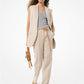 Ribbed Stretch-Viscose Tank Top