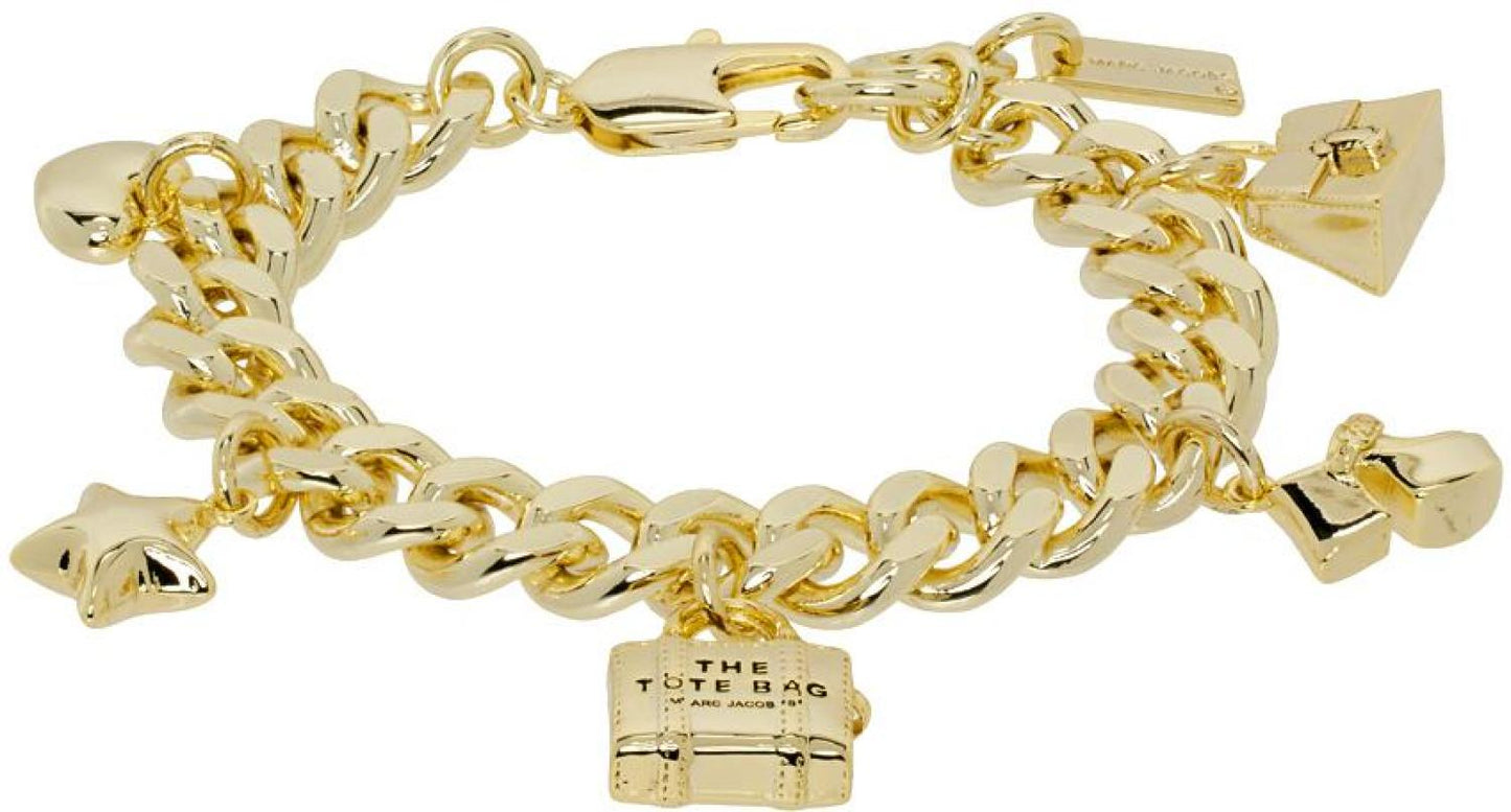 Gold 'The Mini Icon Charm' Bracelet