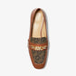 Tiffanie Leather and Empire Signature Logo Mule