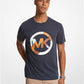 Striped Logo Cotton T-Shirt