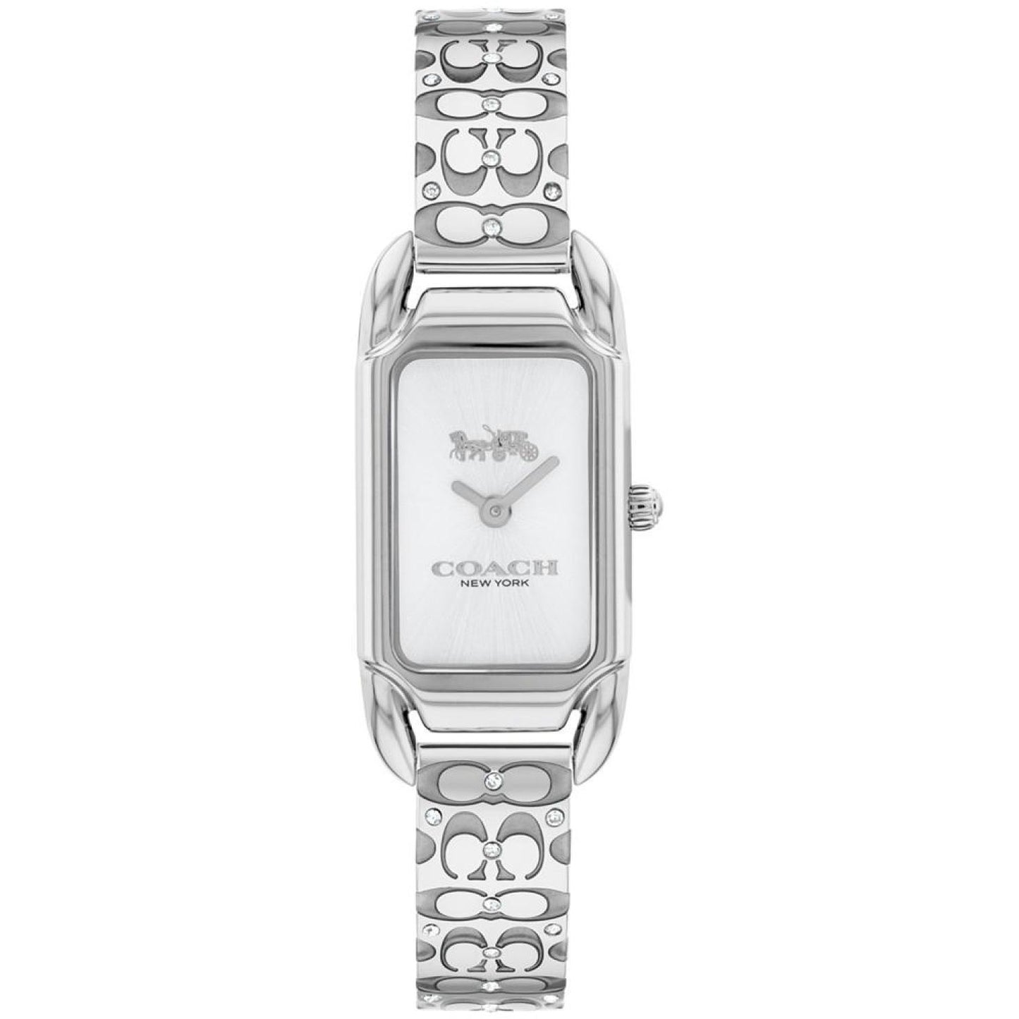 Women's Cadie Silver-Tone Stainless Steel Bangle Watch, 17.5 x 28.5mm