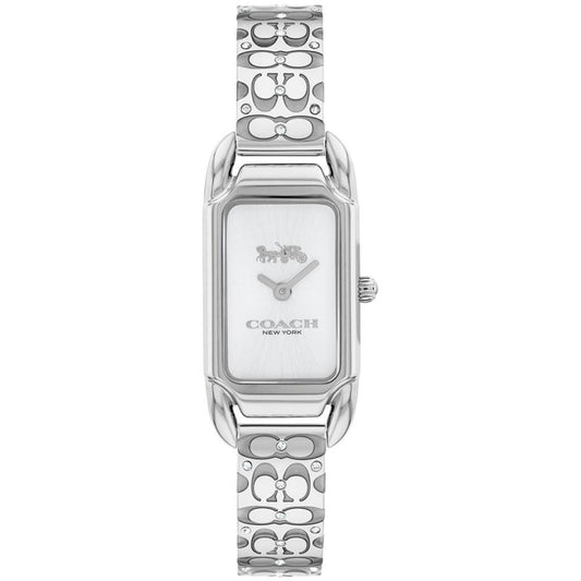 Women's Cadie Silver-Tone Stainless Steel Bangle Watch, 17.5 x 28.5mm