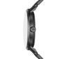 Men's Blake Three-Hand Date Black Stainless Steel Watch 42mm