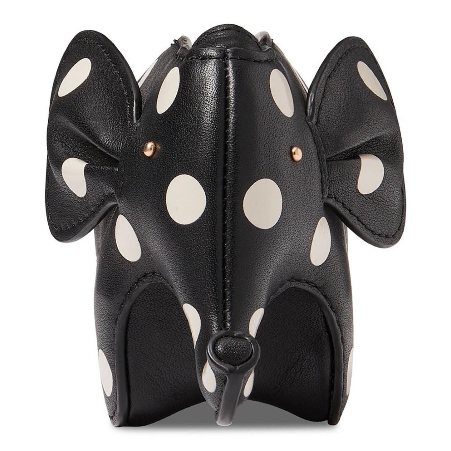 Ellie Polka Dot Smooth Leather Elephant Coin Purse